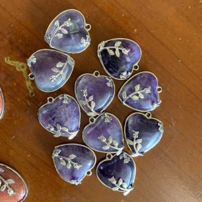 semi-precious heart